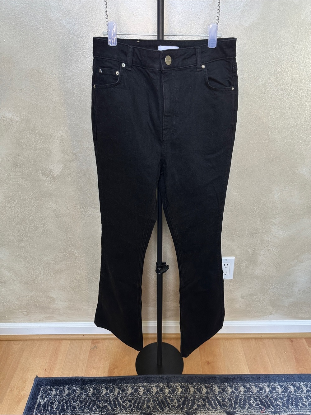ALIGNE Slim Flare Jet Black sz 29